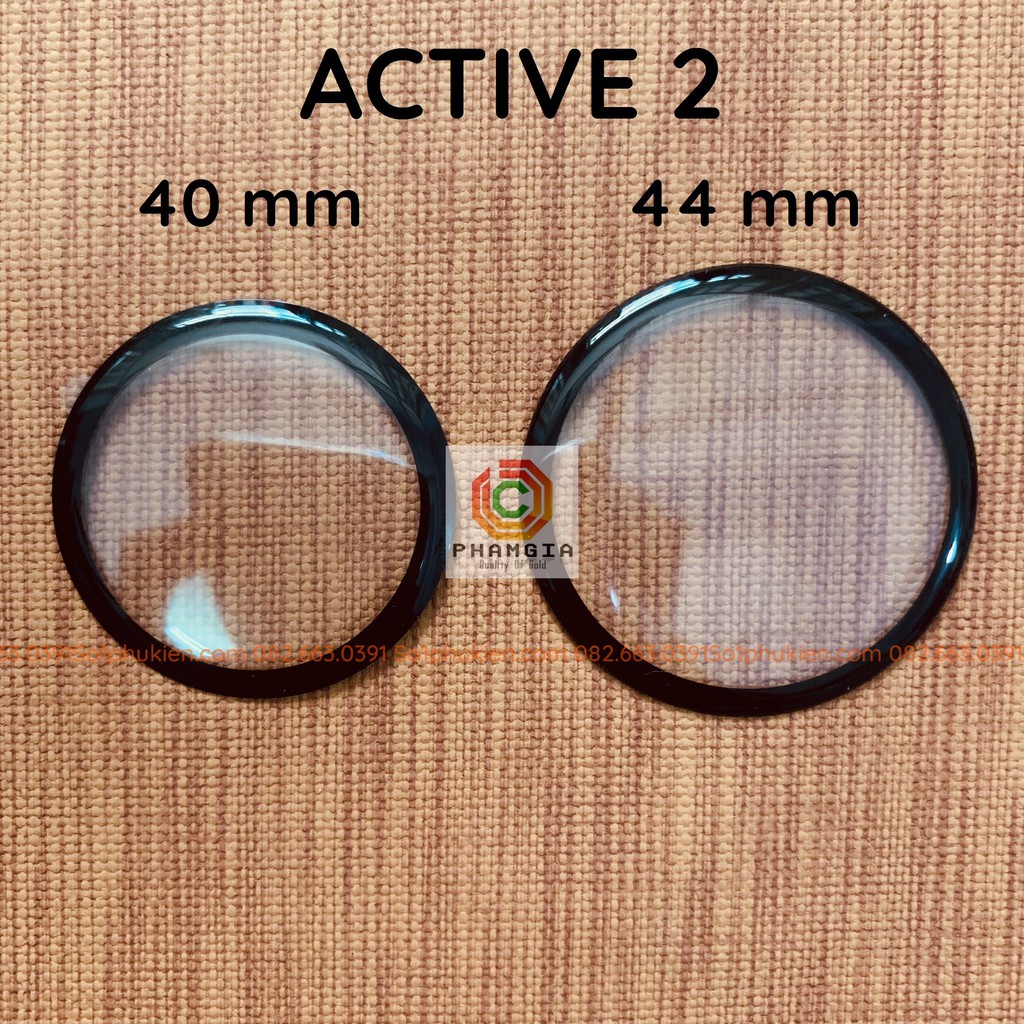 Dán đồng hồ Samsung watch active active 2 40mm 44mm full màn hình chất liệu ceramic cực bền cực nhạy