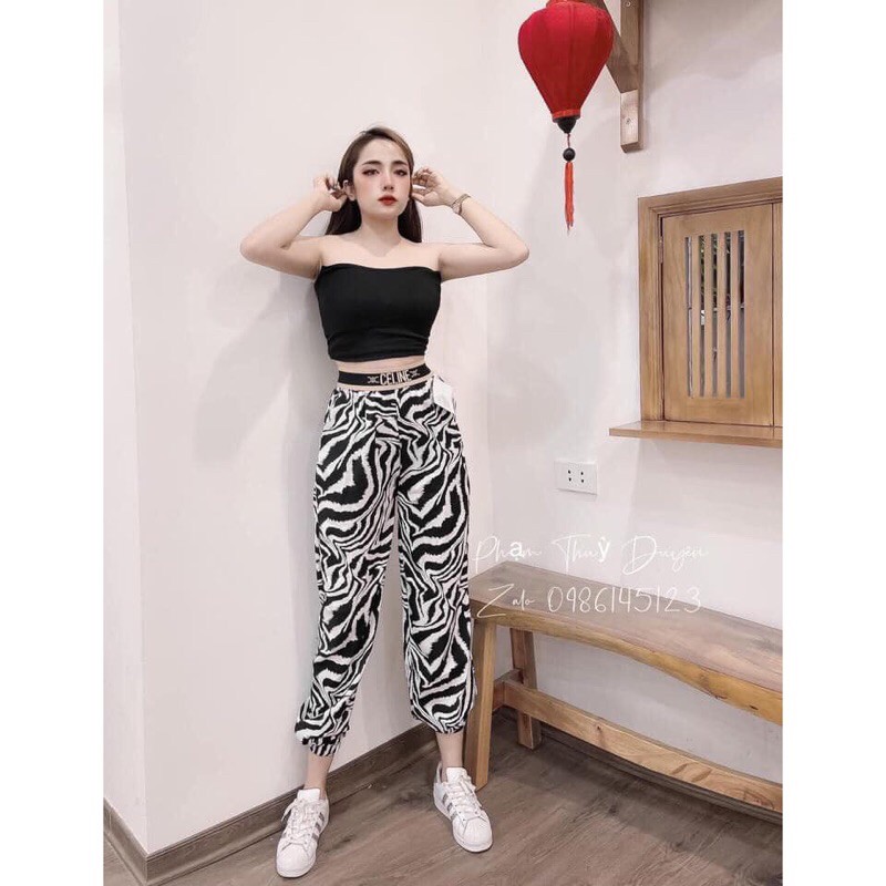 Quần BOM ĐŨI hoạ tiết cạp chun