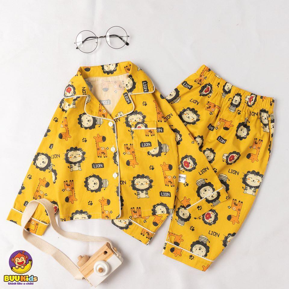 BỘ ĐỒ NGỦ PIJAMA COTTON LỤA SIÊU CUTE CHO BÉ