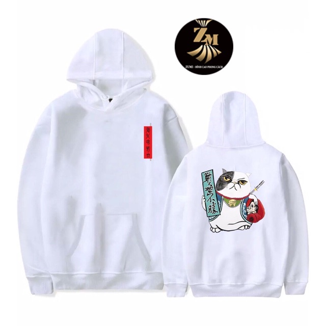 Áo Hoodie unisex nam nữ đều mặc được Samurai HD00010 có Big size vải nỉ bông ngoại cao cấp | BigBuy360 - bigbuy360.vn