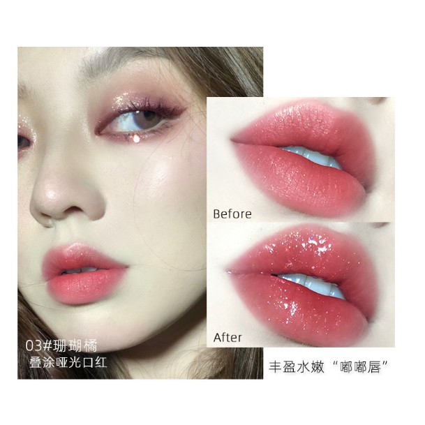 [Hàng mới về] Son bóng Gella 's màu trong suốt tỏa sáng giúp dưỡng ẩm chống phai màu | BigBuy360 - bigbuy360.vn