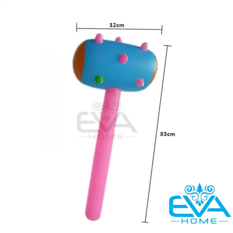 Đồ chơi Búa Gai Tạ Nhiều Màu Bơm Hơi Cầm Tay Size To 70 Cm / Búa Gai Tạ Màu Cán Tay Cầm Mềm Vui Nhộn