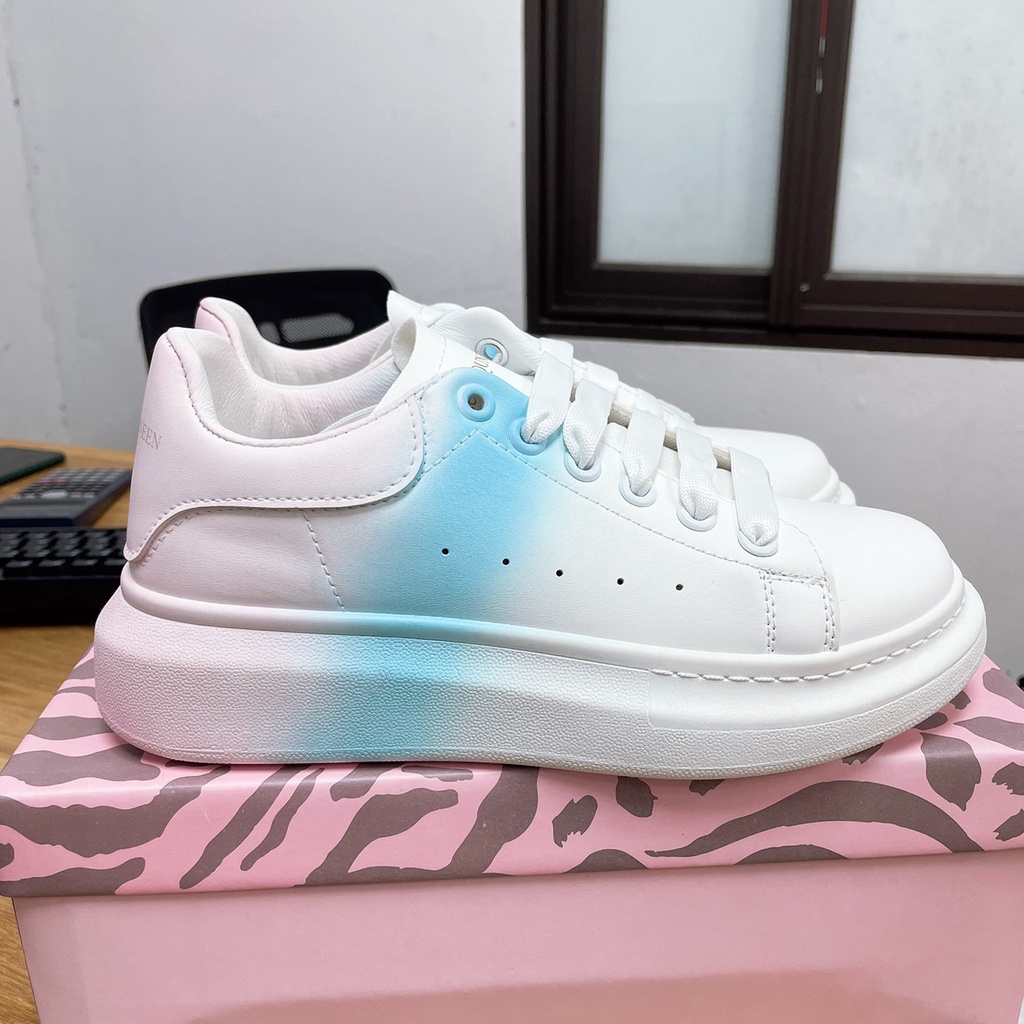 Giày thể thao nữ ulzzang dáng M.C gót màu tăng chiều cao 4-5cm