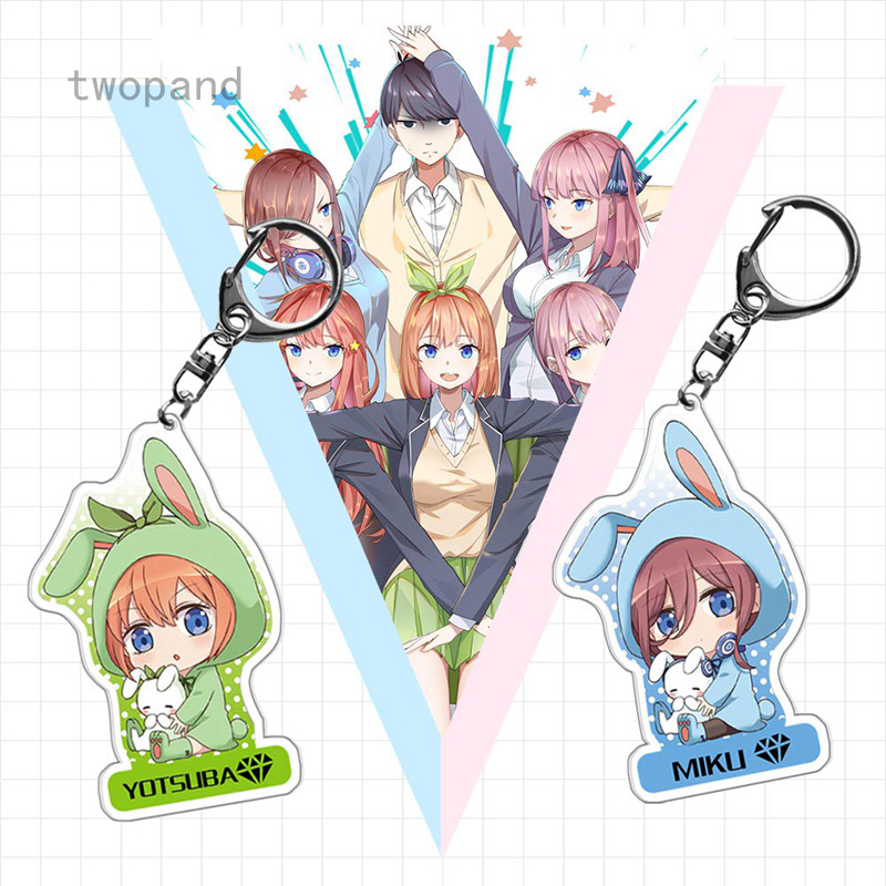 Móc Chìa Khóa Bằng Acrylic Hình Nhân Vật Hoạt Hình Twopand Qianxiyang The Quintessential Quintuplets