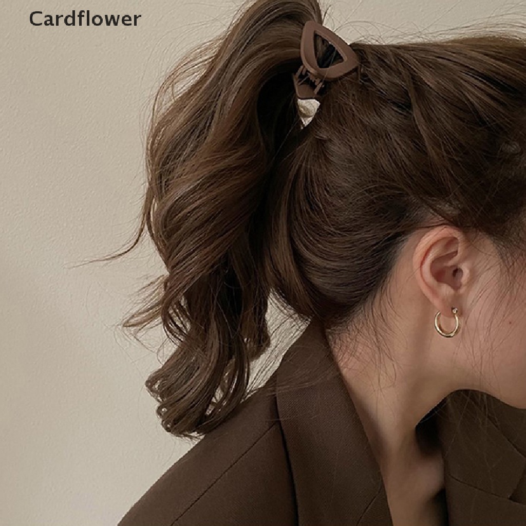 &lt; Cardflower &gt; Kẹp Tóc Đuôi Ngựa Nhỏ Hình Tam Giác Mới Bán Chạy