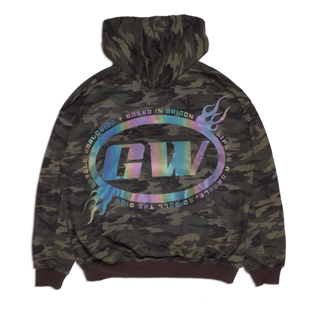 ÁO MÀU CAMO FLAME LOGO FULLZIP HOODIE | BigBuy360 - bigbuy360.vn