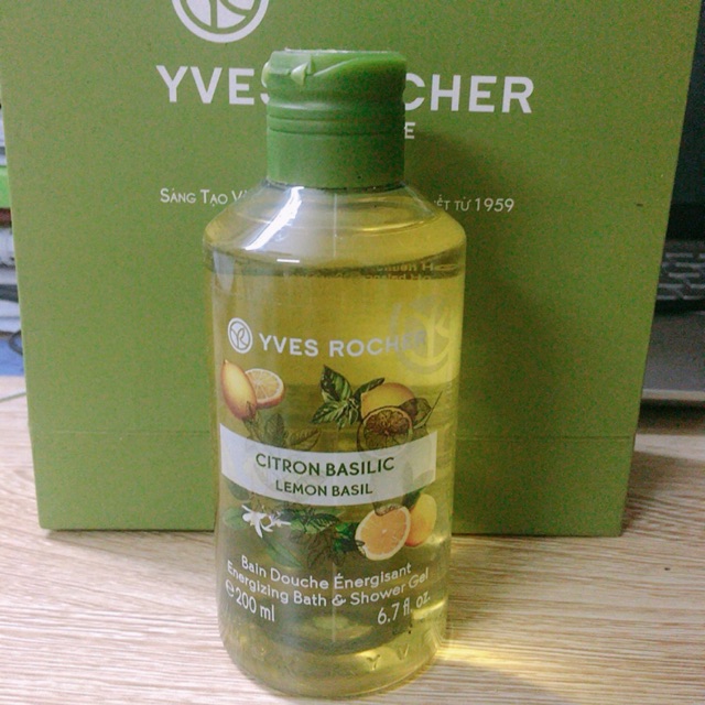 Sữa tắm Yves Rocher Lemon 200ml/ Pháp