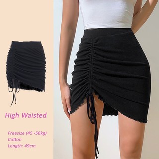 Chân váy thun ôm co dãn High Waisted