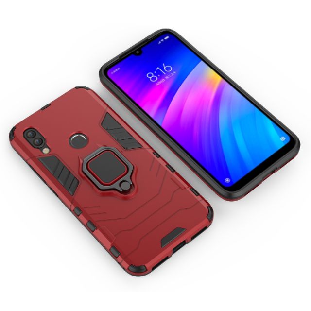 Ốp lưng Redmi Note 12 / Note 11T Pro / Poco X4 GT / Redmi 7 chống sốc Iron Man Iring cao cấp siêu bền giá đỡ xem phim