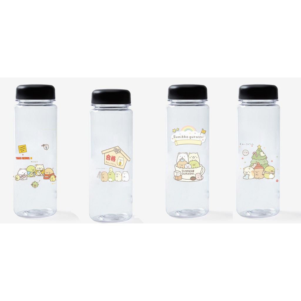 Bình nước sumikko nhựa in màu BNI15 500ml bình nước hoạt hình bình nước dễ thương