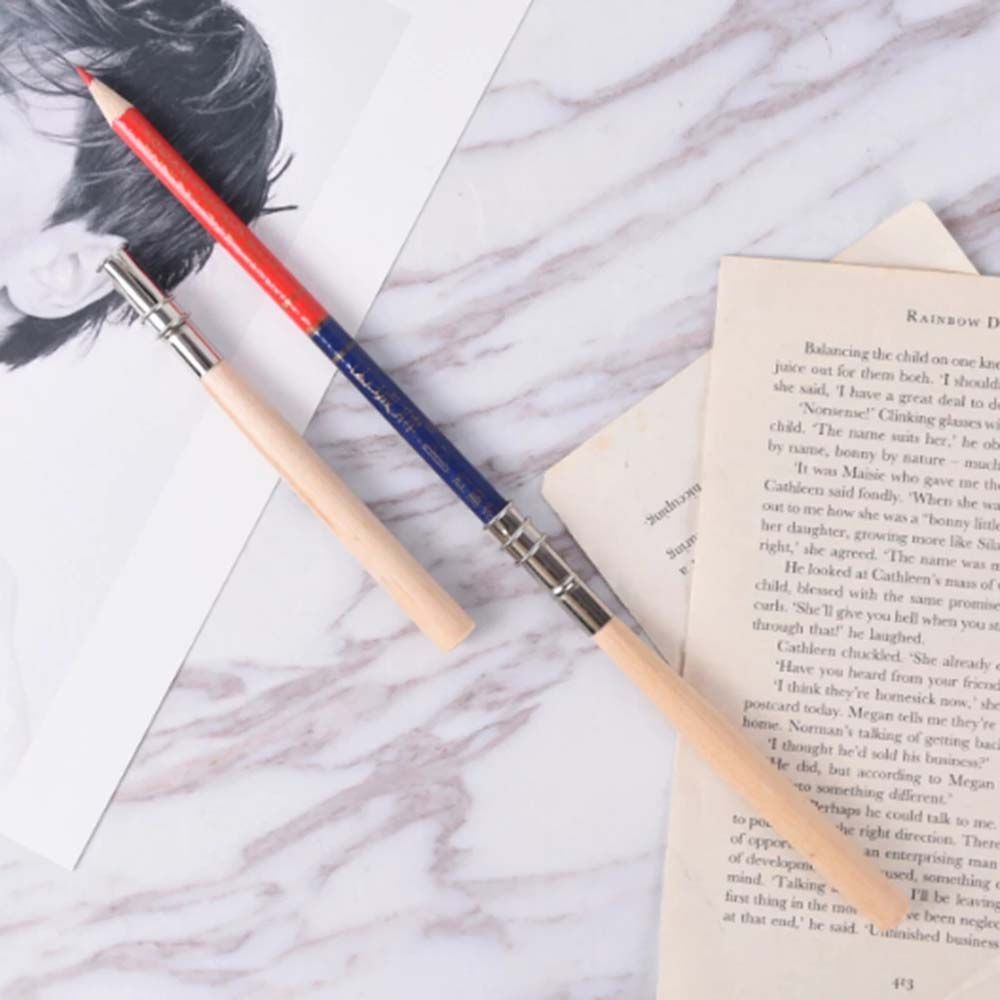 Giá đỡ nối dài bút chì bằng gỗ có thể điều chỉnh tiện lợi