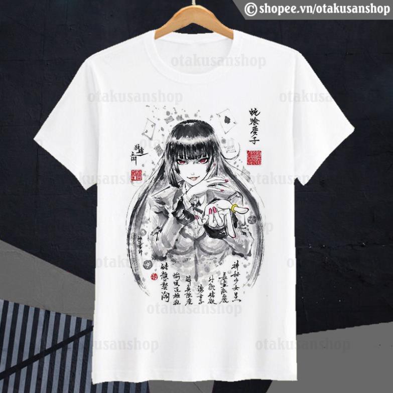 Áo thun Kakegurui Học Viện Cá Cược mẫu Jabami Yumeko ngắn tay