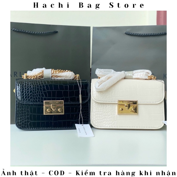 Túi Xách Nữ [Khoá Bóng] CnK Đeo Chéo Mini Size 18 Cm