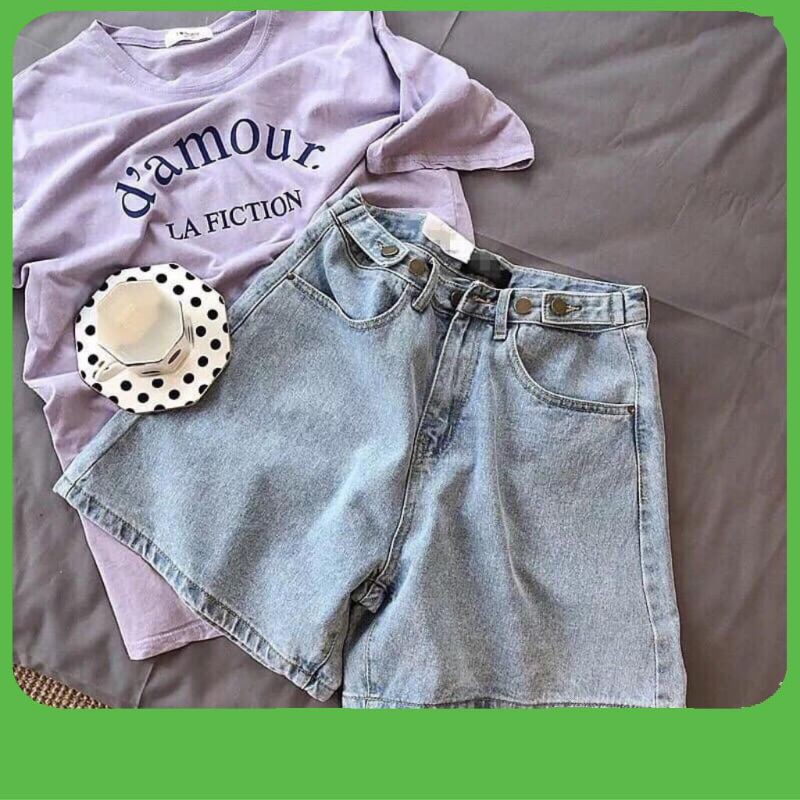Quần short jean nữ, quần short bò nữ, quần đũi nữ Coca Unisex cao cấp đủ size QD04 | BigBuy360 - bigbuy360.vn