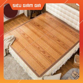 Chiếu trúc tăm vân gỗ mùa hè mát lạnh