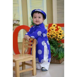 [ chất lượng ] Áo dài gấm bé trai cao cấp