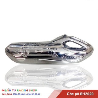 ốp pô SH 2020 MẠ CRÔM
