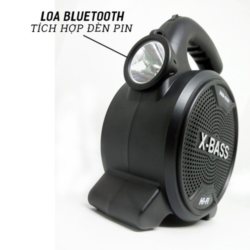 Loa karaoke bluetooth ZQS-5101 có micro, tích hợp đèn pin, âm thanh chuẩn HD, bass cực mạnh, chống nước tốt