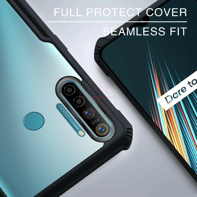 Ốp lưng Redmi Note 8 chống sốc thể thao lưng trong viền màu siêu dáng Xundd chống va đập