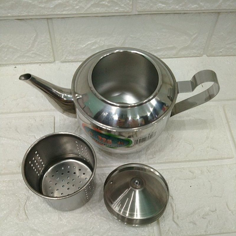 Ấm trà inox 10cm,12cm