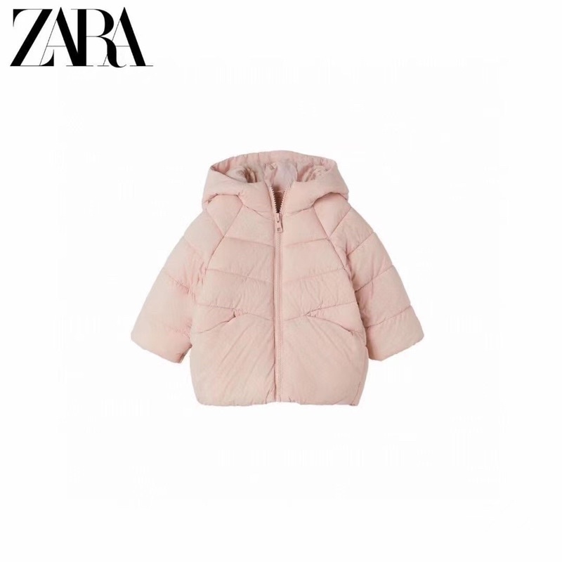 Áo phao siêu nhẹ Zara dư xịn bé gái