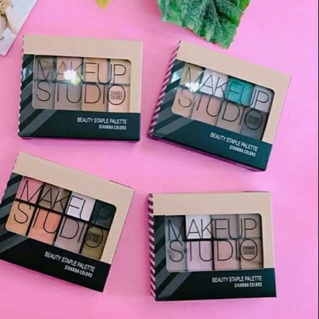 Phấn mắt Sivanna Colors Beauty Staple Palette Makeup Studio