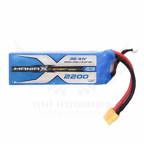 Pin Mania-X 11.1V 3S 2200mAh 45C - Expert Series