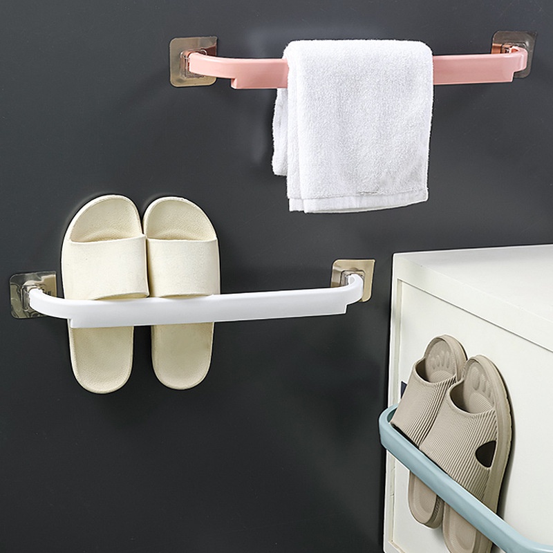Giá để giày dép đa năng - Giá treo khăn nhà tắm dán tường siêu dính không cần khoan | BigBuy360 - bigbuy360.vn
