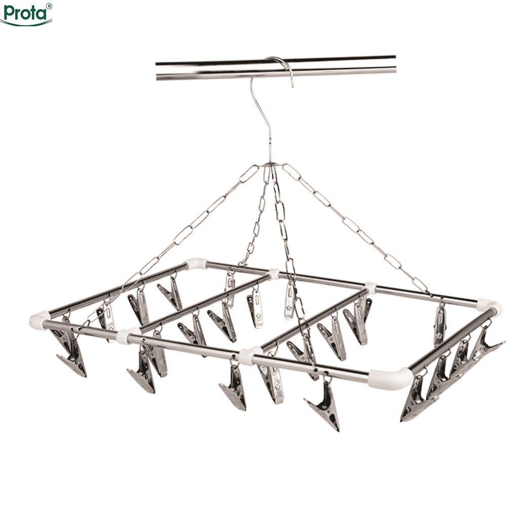 Móc treo inox loại 24 kẹp Prota