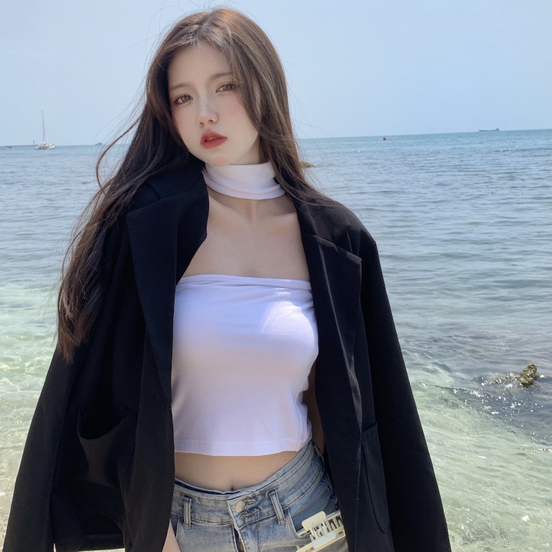 Áo Ống Ngắn Thời Trang Mùa Hè Quyến Rũ Dễ Phối Đồ Cho Nữ