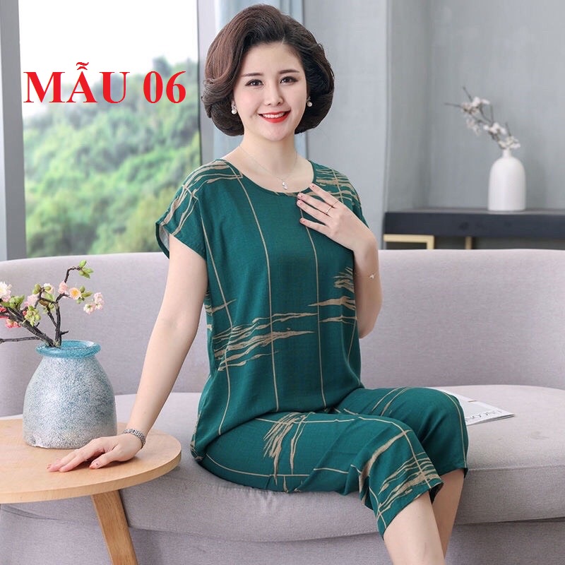 RẬP GIẤY LẮP GHÉP 6 MẪU ĐỒ BỘ TRUNG NIÊN NỮ - LG05
