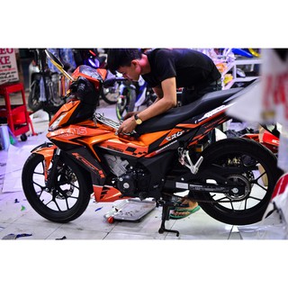 Decal Tem Xe Winner 150 Cam Đen Ohlins