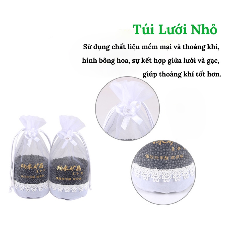 [Mã LIFEAUMAY giảm 10% tối đa 30k đơn 150k] Gói 100g Than Tre Hoạt Tính Carbon Khử Mùi Ô Tô, Xe Hơi CarZone