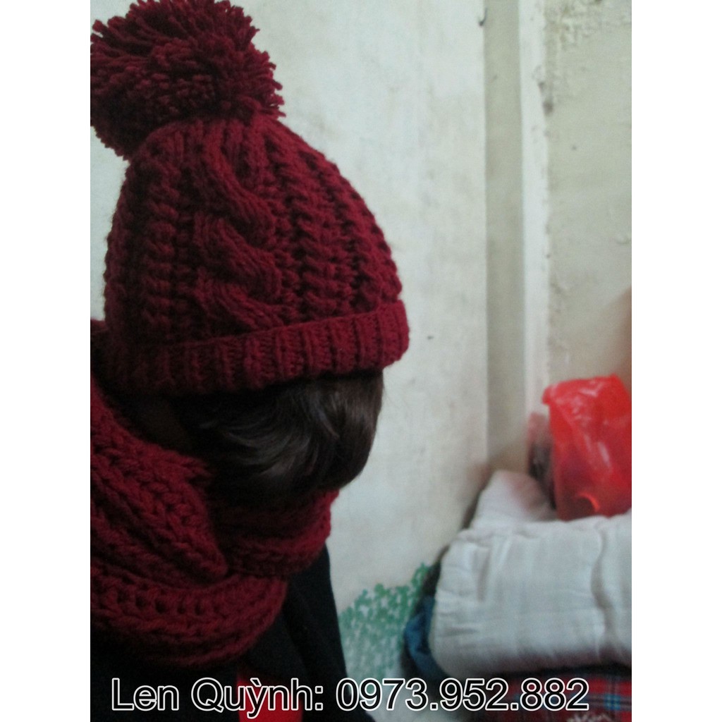 Mũ len handmade, đồ len đan, đồ len handmade kiểu dáng lạ mắt