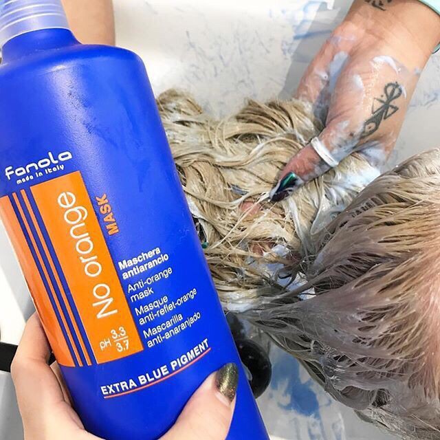 ✅✅ [Fanola - Chính Hãng] Mặt nạ ủ khử sắc tố cam cho tóc nhuộm màu tone lạnh Fanola Anti-Orange mask (No-orange) 1000ml | BigBuy360 - bigbuy360.vn