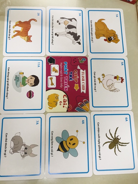 Bộ 150 flashcard giúp trẻ phát triển ngôn ngữ và giao tiếp - Thẻ học thông minh