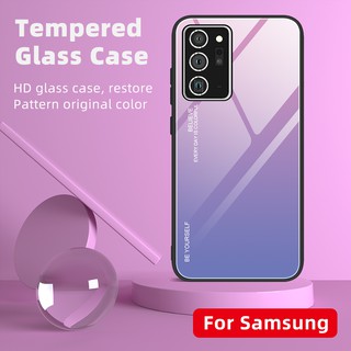 Ốp lưng nhựa cứng Kính Cường Lực Họa Tiết Cẩm Thạch Cao Cấp Cho Samsung Galaxy Note 20 Ultra A21 A31 A21s A51 A71 5G