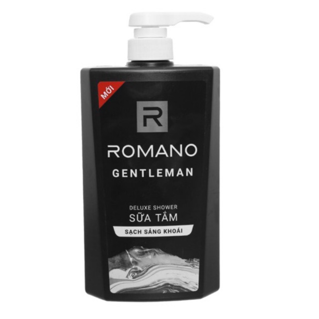 Sữa tắm nước hoa Romano Gentleman sạch sảng khoái 650g