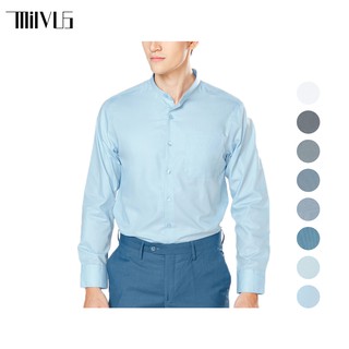 Sơ mi nam cổ trụ milvus mvc014 - regular fit
