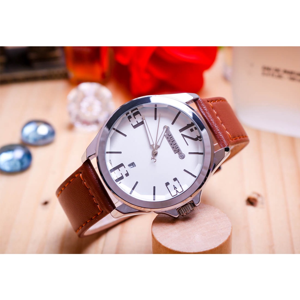 Đồng Hồ Nam JAH-078A Julius Homme Hàn Quốc Dây Da