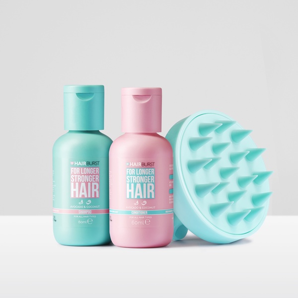 Lược gội đầu và massage da đầu kích thích mọc tóc Hairburst