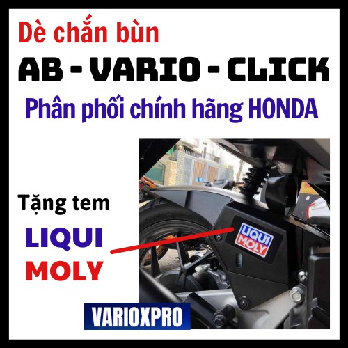 Chắn bùn AB, VARIO, CLICK phân phối chính hãng HD - Dè con chắn bùn sau HD