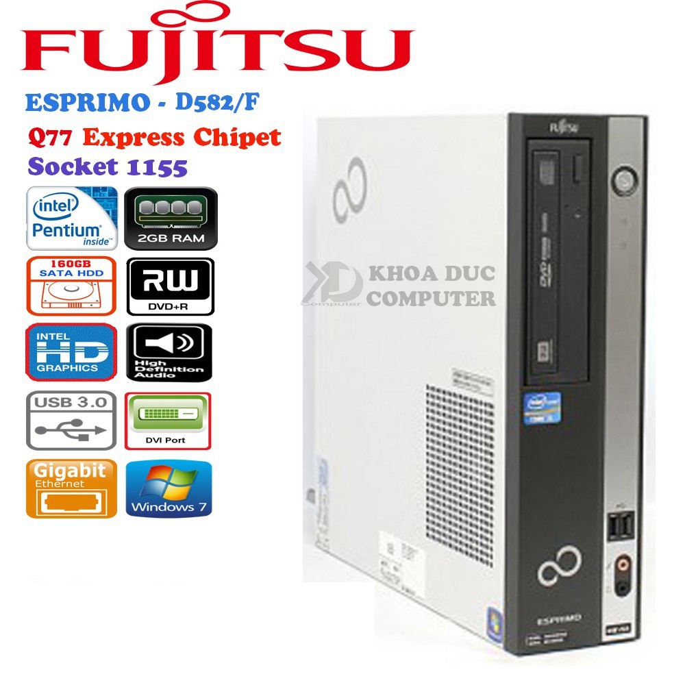 Bộ máy tính để bàn VP màn 24 MỚI core i7/i5/i3 case Fujitsu nhập khẩu Nhật sản phẩm trọn bộ có USB wifi