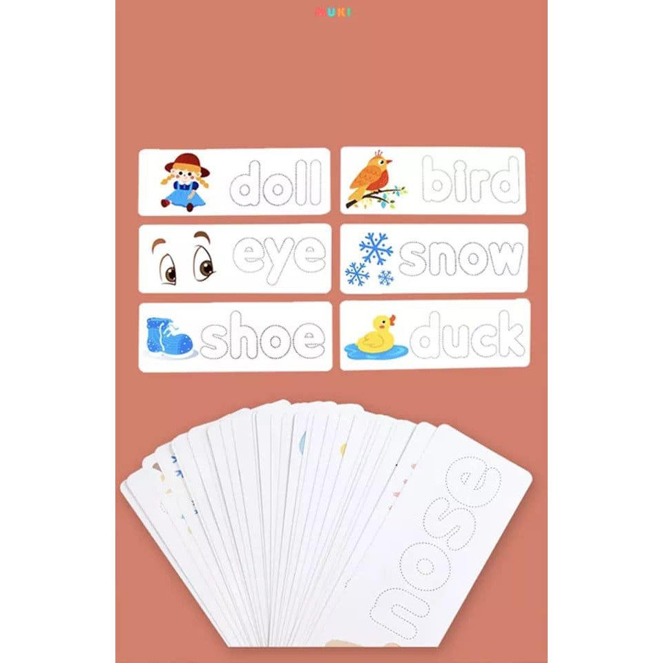 SPELLING GAME - ĐÒ CHƠI PHÁT TRIỂN TRÍ TUỆ CHO BÉ TỪ 2 TUỔI - GIÚP BÉ SỚM LÀM QUEN VÀ HỌC THUỘC TỪ VỰNG TIẾNG ANH