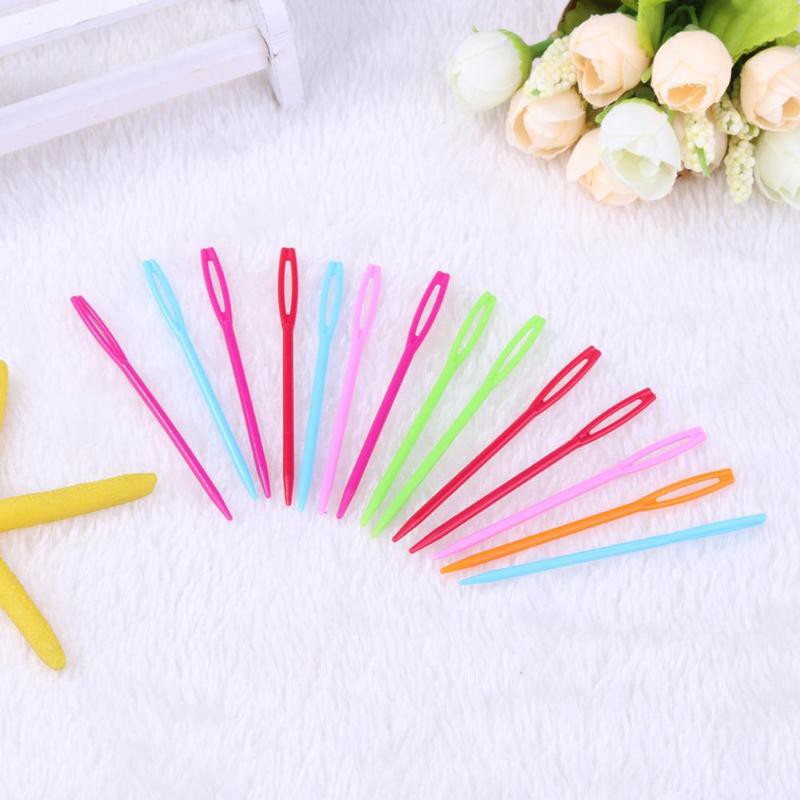 Kim đan len DIY bằng nhựa an toàn tiện dụng