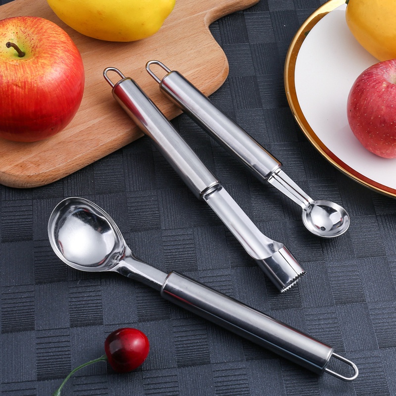 Muỗng Múc Kem/Trái Cây Bằng Thép Không Gỉ