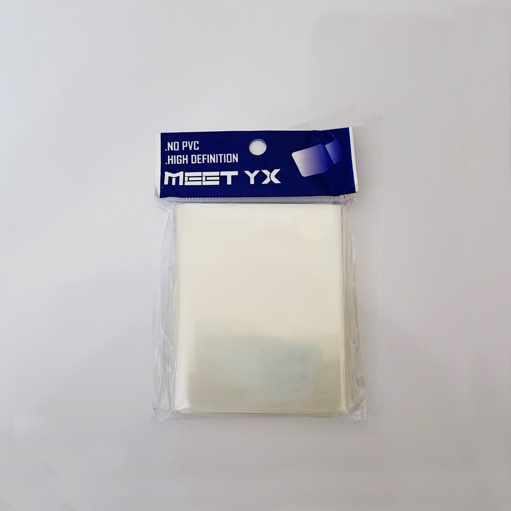 Xấp 100 Sleeves MeeT loại DÀY 0.1mm size 58 x 89 và size 66 x 91 bọc bài, photocard các loại