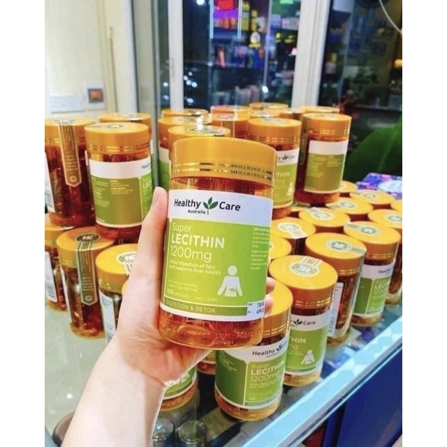 Mầm đậu nành Healthy Care Super Lecithin đẹp da, đào thải độc tố gan, cân bằng nội tiết tố