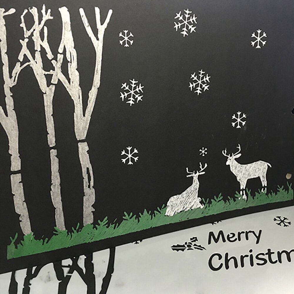 Khuôn Vẽ Khoét Rỗng Bằng Kim Loại Chủ Hoạ Tiết Chủ Đề Giáng Sinh Dùng Để Trang Trí DIY