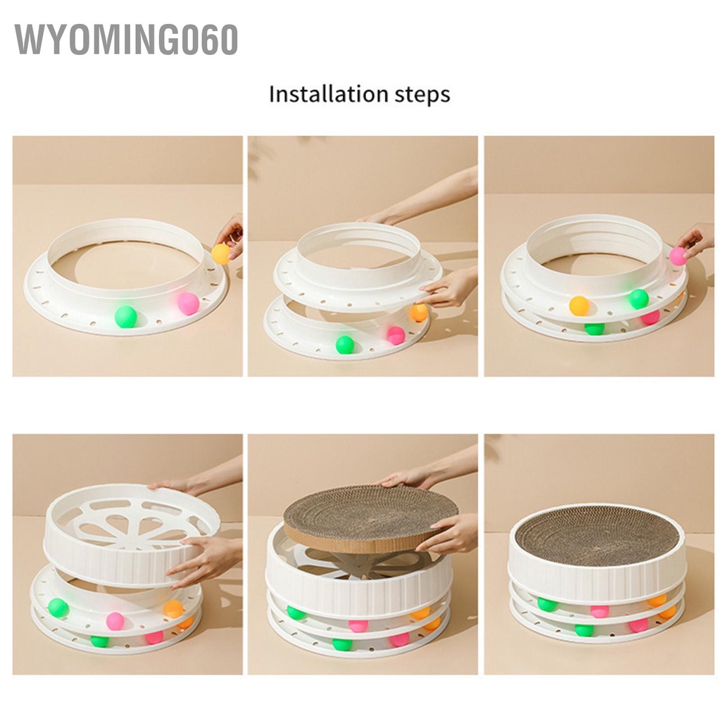 [Hàng Sẵn] Giấy sóng mật độ cao mèo cào bảng tổ mèo 【Wyoming060】